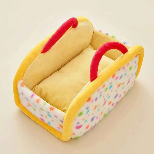 2 - in - 1 Portable Pet Bed & Car Seat - Cozy Polka Dot Cuddle Basket for Cats & Small Dogs - SolPaws C2h1
