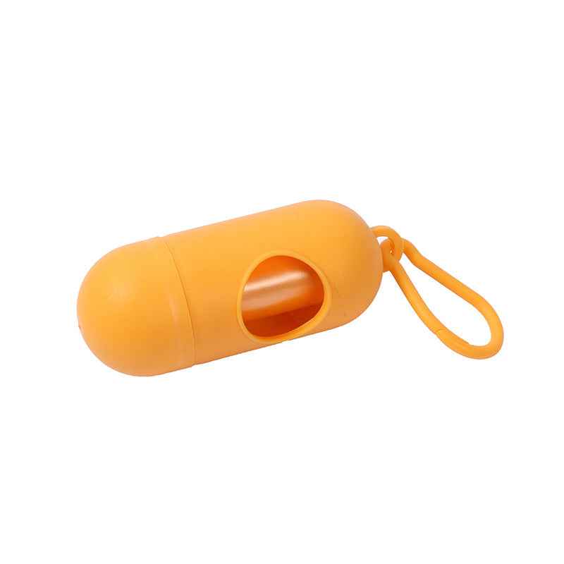SolPaws™ Capsule Pet Waste Bag Dispenser - Portable & Compact Travel Refill Holder