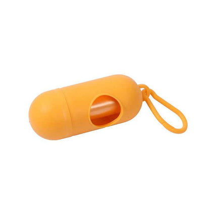SolPaws™ Capsule Pet Waste Bag Dispenser - Portable & Compact Travel Refill Holder