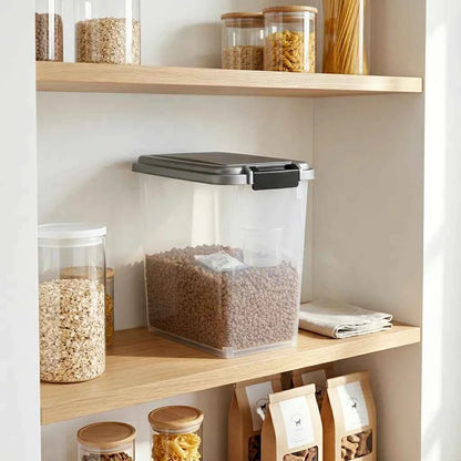 SolPaws Airtight Pet Food Storage Container - Sealed & Moisture-Proof