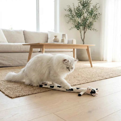 SolPaws Stuffing-Free Squeaky Plush Pet Toy - Safe & Interactive