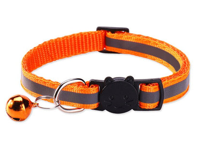 SolPaws™ Reflective Safety Pet Collar - Adjustable with Quick-Release Buckle & Bell