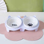 SolPaws™ Nordic Ceramic Elevated Double Bowls - Ergonomic Neck Protection