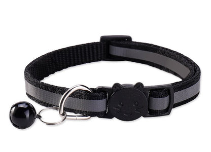 SolPaws™ Reflective Safety Pet Collar - Adjustable with Quick-Release Buckle & Bell