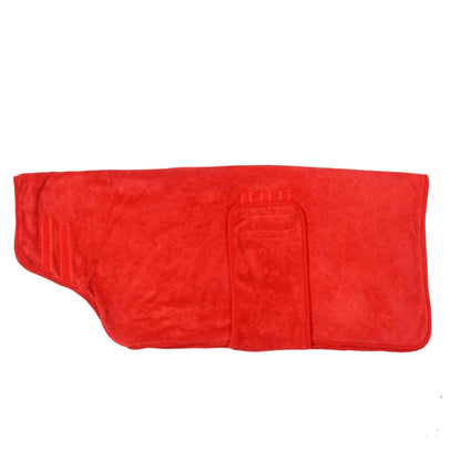 SolPaws™ Ultra-Absorbent Pet Microfiber Bathrobe - Quick-Dry Soft Bath Towel for Dogs & Cats