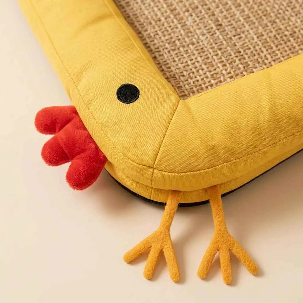 Cute Yellow Chick Pet Bed - Waterproof, Breathable & Detachable Cooling Mat for Cats & Small Dogs - SolPaws C2h1