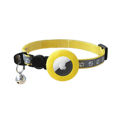 Safety AirTag Pet Collar - Reflective with Cat-Ear Breakaway Buckle