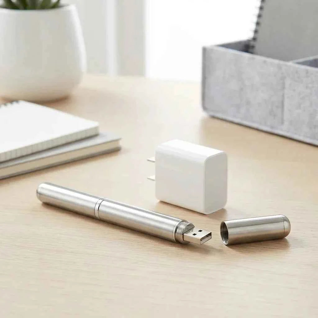 SolPaws 3-in-1 Rechargeable Stainless Steel Pet Laser Toy & LED Flashlight