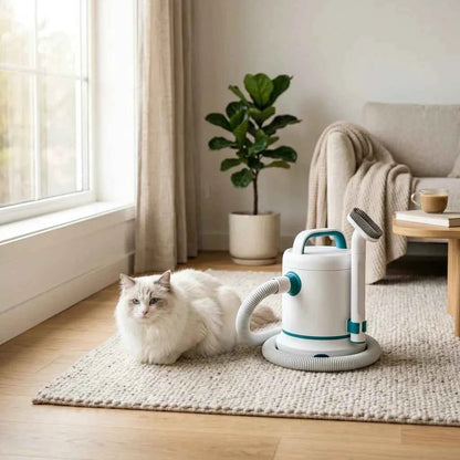 SolPaws 5 - in - 1 Professional Pet Grooming & Vacuum Kit - 100% Mess - Free - SolPaws C2h1