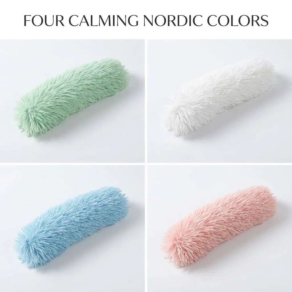 SolPaws™ Catnip & Crinkle Plush Toy Pillow - Soft Interactive Kicker Toy - SolPaws C2h1