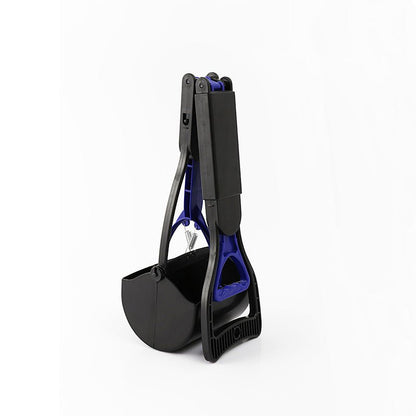 SolPaws™ Ergonomic Long - Handle Poop Scooper - Foldable 70cm Heavy - Duty Pet Waste Remover - SolPaws C2h1