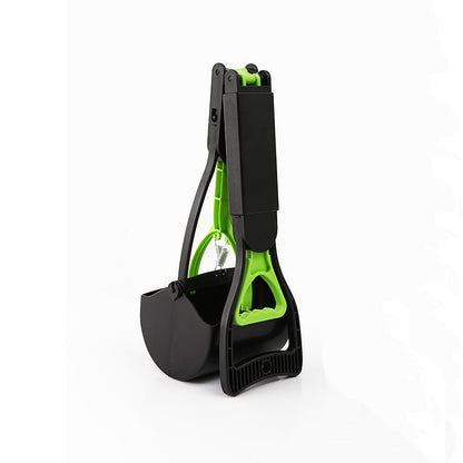SolPaws™ Ergonomic Long - Handle Poop Scooper - Foldable 70cm Heavy - Duty Pet Waste Remover - SolPaws C2h1
