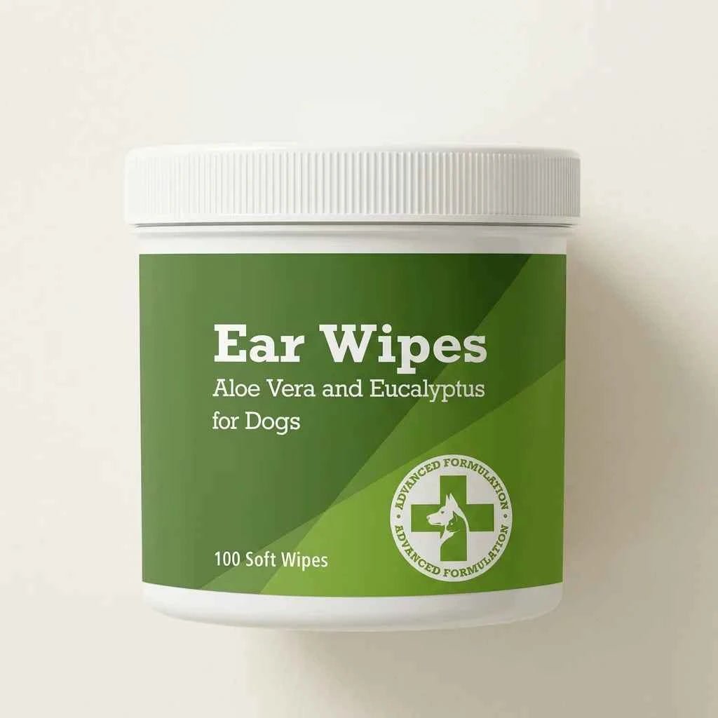 SolPaws™ Gentle Pet Ear Cleaning Wipes - Deodorizing & Anti - Itch Solution for Pet Ear Care - SolPaws C2h1
