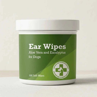 SolPaws™ Gentle Pet Ear Cleaning Wipes - Deodorizing & Anti - Itch Solution for Pet Ear Care - SolPaws C2h1