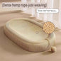 SolPaws™ Natural Jute Cat Scratcher - Durable 2 - in - 1 Scratching & Sleeping Bed - SolPaws C2h1