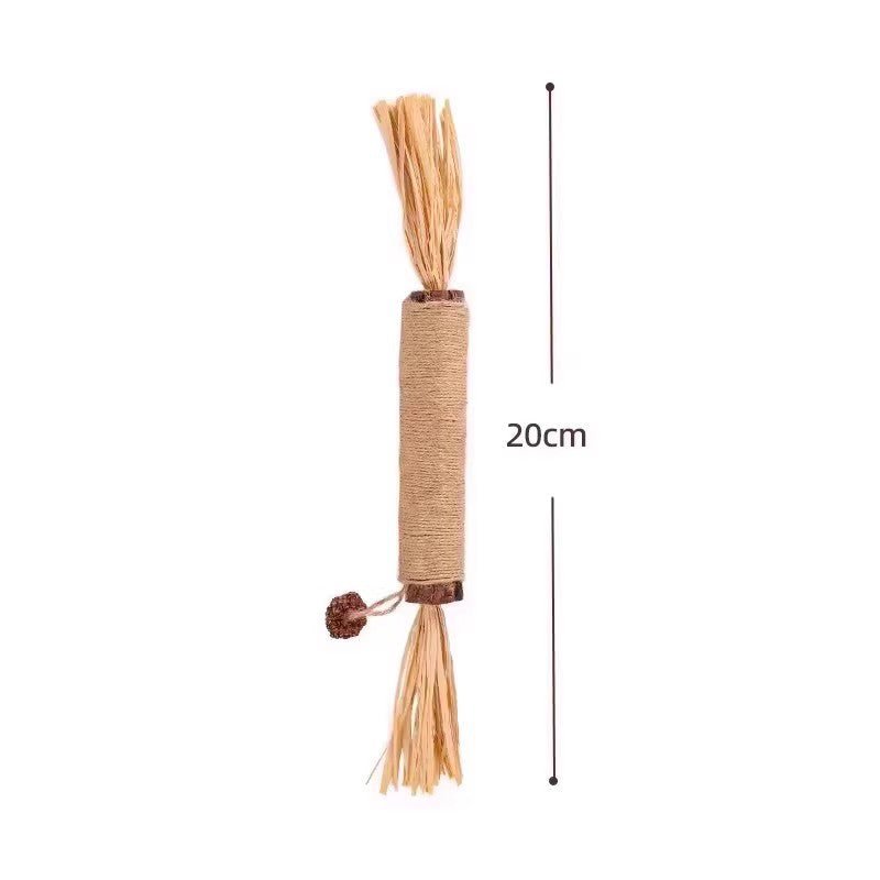 SolPaws™ Natural Silvervine Molar Stick - Premium Dental Care & Stress Relief Toy for Cats - SolPaws C2h1