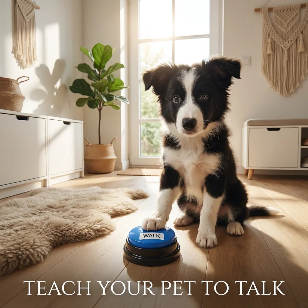 SolPaws™ Pet Communication Buttons - Customizable Talking Training Set - SolPaws C2h1