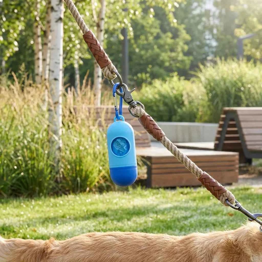 SolPaws™ Pet Waste Bag Dispenser - Portable & Compact Capsule Holder for Travel - SolPaws C2h1