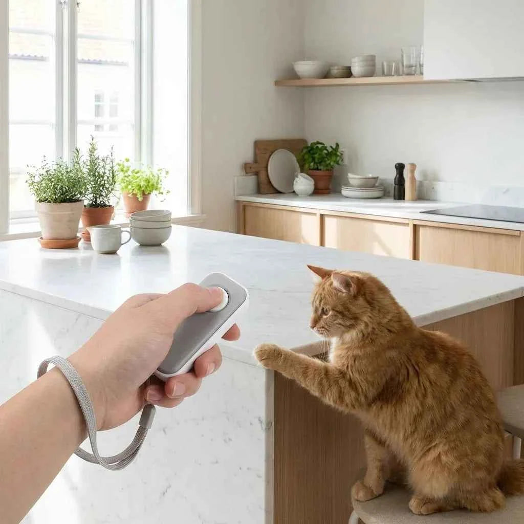SolPaws Professional Pet Training Clicker - Crisp Sound & Wrist Strap