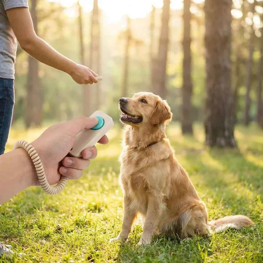 SolPaws Professional Pet Training Clicker - Crisp Sound & Wrist Strap