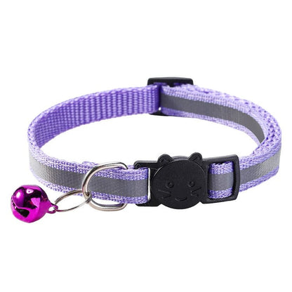 SolPaws™ Reflective Safety Pet Collar - Adjustable with Quick - Release Buckle & Bell - SolPaws C2h1