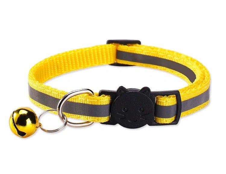 SolPaws™ Reflective Safety Pet Collar - Adjustable with Quick - Release Buckle & Bell - SolPaws C2h1