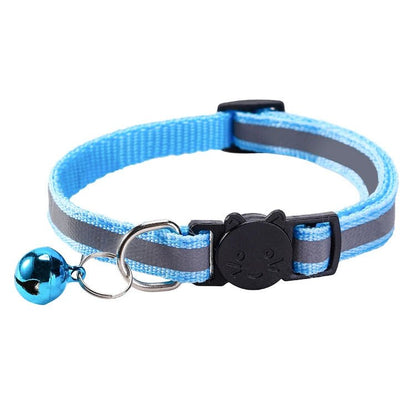 SolPaws™ Reflective Safety Pet Collar - Adjustable with Quick - Release Buckle & Bell - SolPaws C2h1