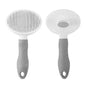 SolPaws Self-Cleaning Pet Grooming Brush - One-Click Deshedding & Massage Tool