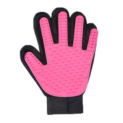 SolPaws™ Silicone Pet Grooming Glove - 255 Tips Enhanced Five - Finger Design for Effective Grooming and Massage - SolPaws C2h1