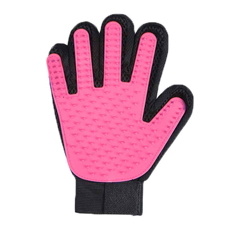 SolPaws™ Silicone Pet Grooming Glove - 255 Tips Enhanced Five - Finger Design for Effective Grooming and Massage - SolPaws C2h1