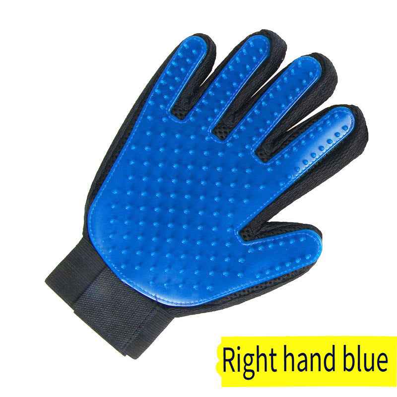 SolPaws™ Silicone Pet Grooming Glove - 255 Tips Enhanced Five - Finger Design for Effective Grooming and Massage - SolPaws C2h1
