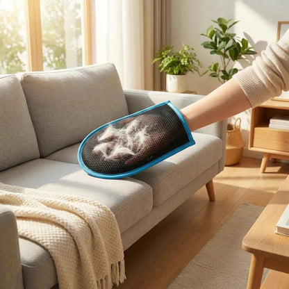 SolPaws™ Static Adsorption Pet Hair Removal Glove - Dual - Sided Home & Fabric Cleaning Tool for Effortless Pet Hair Removal - SolPaws C2h1