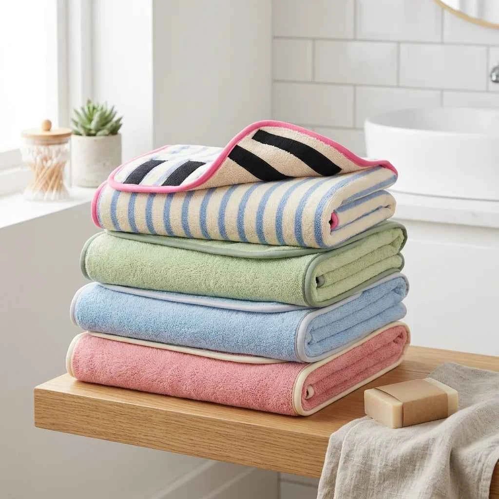 SolPaws™ Ultra-Absorbent Pet Microfiber Bathrobe - Quick-Dry Soft Bath Towel for Dogs & Cats - SolPaws C2h1