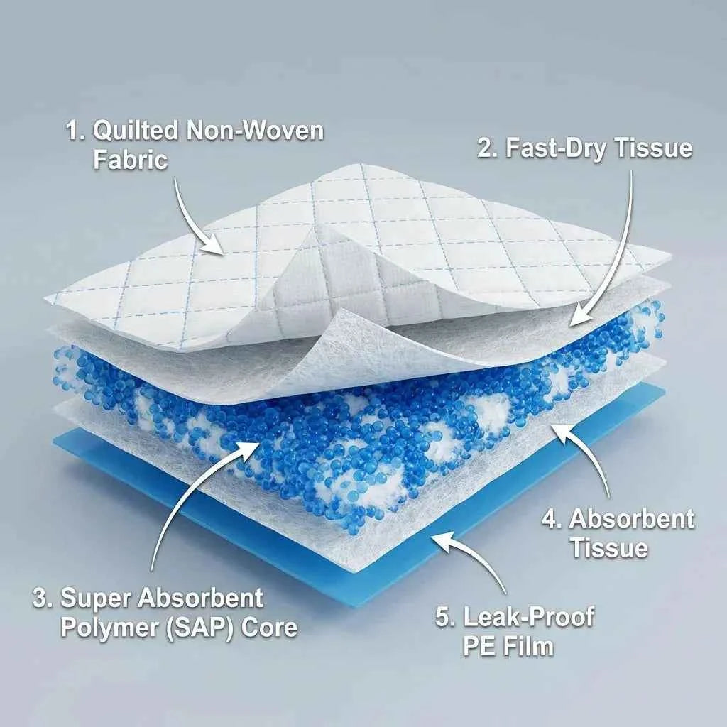 Ultra-Absorbent Leak-Proof Dog Pee Pads
